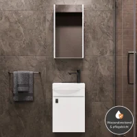 Set di mobili da bagno con lavabo, compreso lavandino e...