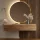 Hallway Furniture: 160 cm Single Wall-Mounted Coat Rack in Gold Oak