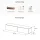 Hallway Furniture: 160 cm Single Wall-Mounted Coat Rack in Gold Oak