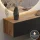 Flur Möbel Garderobe Hängeschrank 160cm einzeln Gold Eiche / Anthrazit