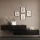 Hallway Furniture Coat Rack Wall Cabinet 160 cm Double Black