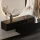 Hallway Furniture Coat Rack Wall Cabinet 160 cm Double Black