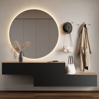 Flur Möbel Garderobe Hängeschrank 160cm doppelt...