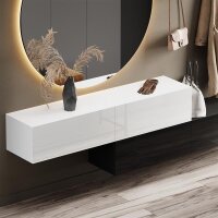 Flur Möbel Garderobe Hängeschrank 160cm doppelt...