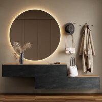 Flur Möbel Garderobe Hängeschrank 160cm doppelt...