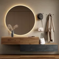 Flur Möbel Garderobe Hängeschrank 160cm doppelt...