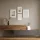Mobili per lingresso - Appendiabiti a muro doppio da 160 cm, rovere dorato / antracite - rovere dorato