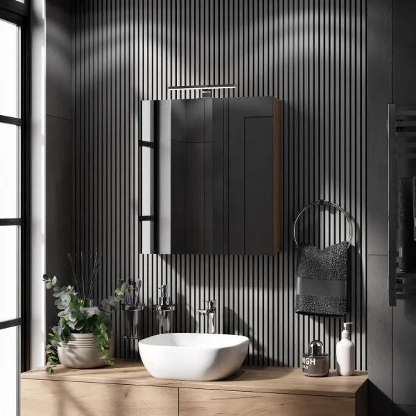 Countertop washbasin 42 cm high gloss white