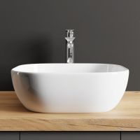 Aufsatzwaschbecken 42 cm weiß hochglanz