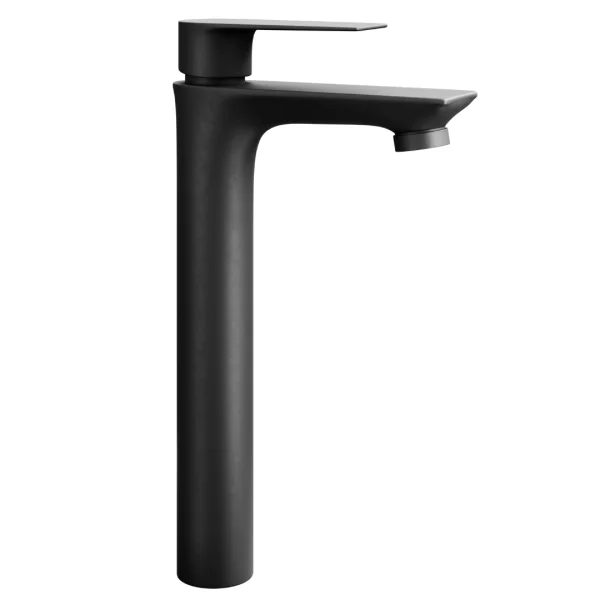 Grifo monomando para lavabo – negro, 29 cm de altura