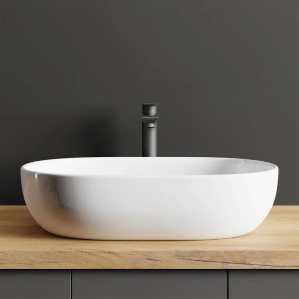 Grifo monomando para lavabo – negro, 29 cm de altura