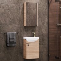 Badmöbel Set mit Waschtisch inkl. Waschbecken und...