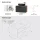 LUX 90 cm Vanity Cabinet in Gold Oak / Anthracite with Black Sink