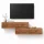 WEST TV-Board Set 2x 140 cm in Gold Eiche - versetzt montierbar