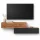 WEST TV Stand Set (2 x 140 cm) in Gold Oak and Anthracite - can be assembled in a staggered configuration