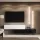 Ensemble de panneaux WEST TV 2 x 160 cm, noir/blanc - montage décalé