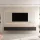 Mueble para TV WEST en roble dorado / negro carbón, 280 cm (2 x 140 cm)