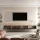 Meuble TV WEST Chêne doré / Noir Charcoal 320 cm (2 x 160 cm)