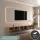 TV Board WEST Gold Oak / Charcoal Black 300 cm (3 x 100 cm)