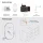Ensemble de meubles de salle de bains Planetmöbel LUX – 100 cm, chêne doré/anthracite, lavabo à poser 42 cm noir et miroir 50 cm (sans LED)