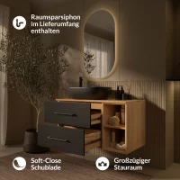 Ensemble de meubles de salle de bains LUX – 100 cm,...
