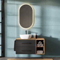 LUX Badmöbel-Set – 100 cm Gold...