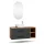 LUX Badmöbel-Set – 120 cm 42-cm Aufsatzwaschbecken Weiß & LED Spiegel