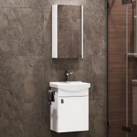 Conjunto de muebles de baño con armario con espejo...
