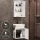 Badmöbel-Set mit Spiegelschrank 45cm (Weiß)