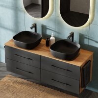 Planetmöbel LUX Badmöbel-Set – 140 cm...