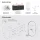 Badmöbel Set LUX 140 cm mit 2x Waschbecken Weiß und 2 LED Spiegel