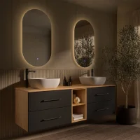 LUX Bathroom Furniture Set – 170 cm Golden...