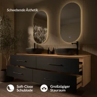 Ensemble de meubles de salle de bains LUX – 180 cm,...