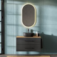 Planetmöbel LUX Badmöbel-Set – 90 cm Gold...