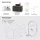 Planetmöbel LUX Bathroom Furniture Set – 90 cm Golden Oak/Anthracite, Countertop Washbasin 42 cm Black & Mirror 50 cm (without LED)