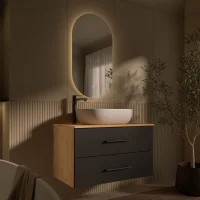Conjunto de muebles de baño LUX de 90 cm con...