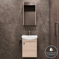 Badmöbel-Set mit Spiegelschrank 45cm (Sonoma Eiche)