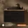LUX 90 cm Vanity Cabinet in Gold Oak / Anthracite with 42 cm Black Sink