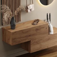 Flurgarderobe 2x 100 cm mit Wandpaneele und Spiegel ohne...