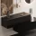 Hallway Wardrobe 2x 100 cm with wall panel and mirror without LED lighting black