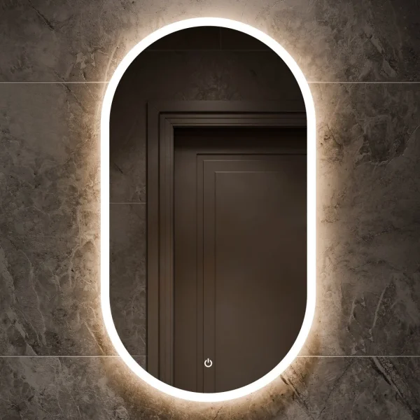 Hallway Wardrobe 140 cm with wall panel and mirror without LED lighting gold oak / anthracite