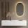 Hallway Wardrobe 160 cm with wall panel and mirror without LED lighting white