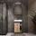 Nyx Bathroom Furniture Set: 50 cm Wotan Vanity in Oak / Anthracite with Mirror Cabinet
