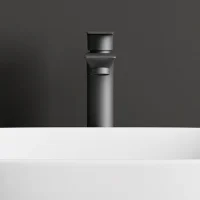 Mitigeur monocommande pour lavabo – noir, hauteur...