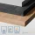 Büro Schreibtischplatte Stilo 180 x 80 x 3,2 cm weiß grau