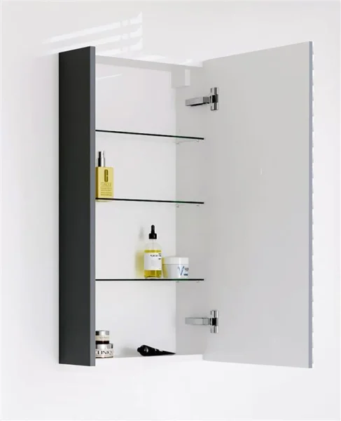 Mirror cabinet 40cm (gray matte)