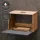 Sink base cabinet Astra 60 cm gold oak / anthracite with 1x midi cabinet gold oak / anthracite