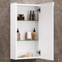 Mirror cabinet 40cm (white matte)