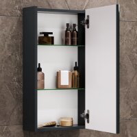 Mirror cabinet 40cm (anthracite matte)