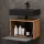 Sink base cabinet Astra 60 cm gold oak / anthracite